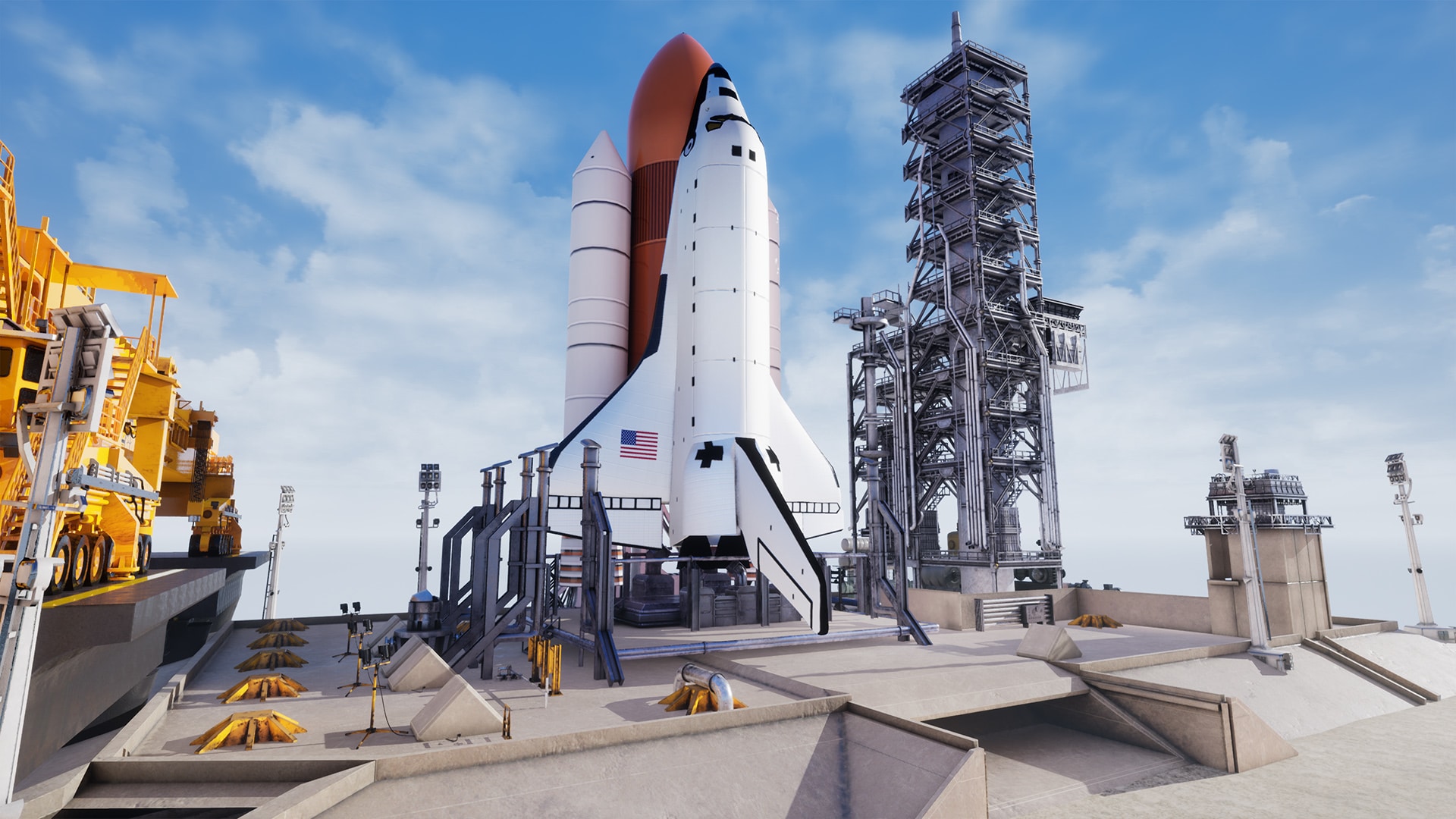 Space Shuttle Launch / Realistic Environment